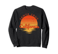 Santa Cruz California Sunset Sweatshirt - Minimalist Print Men Women - T-Shirt, Sweatshirt, Hoodie