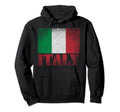 Italian Italy Flag Country Hoodie - Fun Novelty Design Men Women - T-Shirt, Sweatshirt, Hoodie