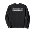 Majoring Girlbossing Y2K Aesthetic Sweatshirt - Novelty Apparel for Adults - T-Shirt, Sweatshirt, Hoodie