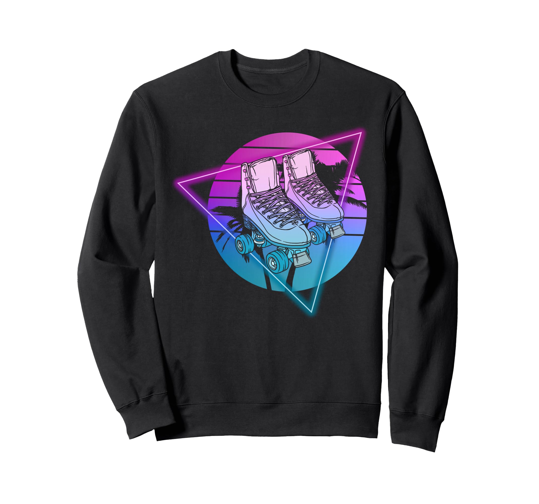 Roller Skating Skate Vaporwave Sweatshirt - Trendy Graphic Unisex - T-Shirt, Sweatshirt, Hoodie