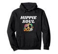 Hippie Soul Boho 70S 60S Peace Flower Hoodie - Novelty Apparel for Adults - T-Shirt, Sweatshirt, Hoodie