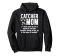 Baseball Catcher Mom Baseball Catcher Hoodie - Trendy Graphic Unisex - T-Shirt, Sweatshirt, Hoodie