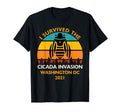 Cicada Invasion 2021 I Survived T-Shirt - Minimalist Print for Adults - T-Shirt, Sweatshirt, Hoodie