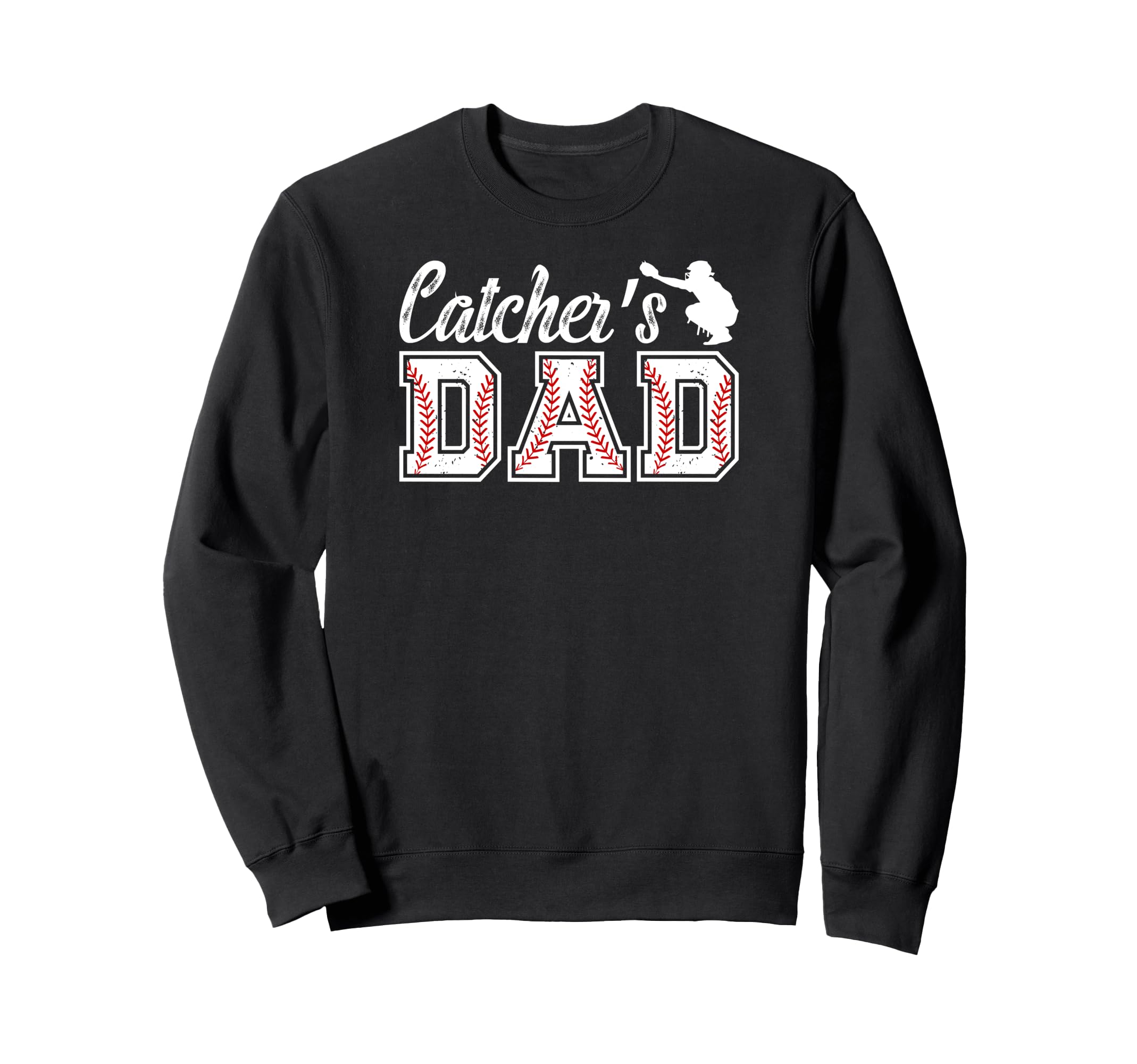 Baseball Catcher Dad Baseball Sweatshirt - Aesthetic Graphic Unisex - T-Shirt, Sweatshirt, Hoodie