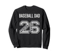Baseball Dad 2026 Senior Baseball Sweatshirt - Minimalist Print Men Women - T-Shirt, Sweatshirt, Hoodie