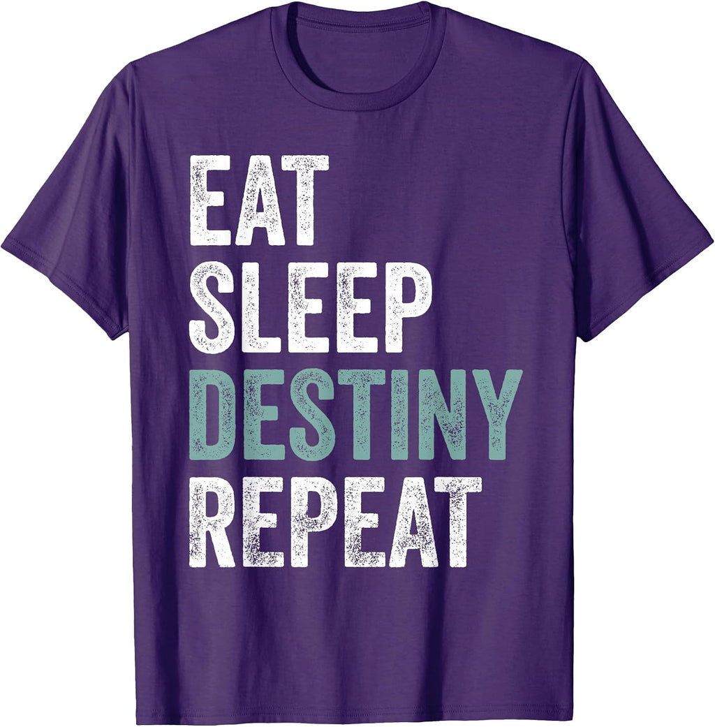 Eat Sleep Destiny Gifts Apparel Merch - Adult & Kids T-Shirts, Sweatshirts & Hoodies apparel design preview 1