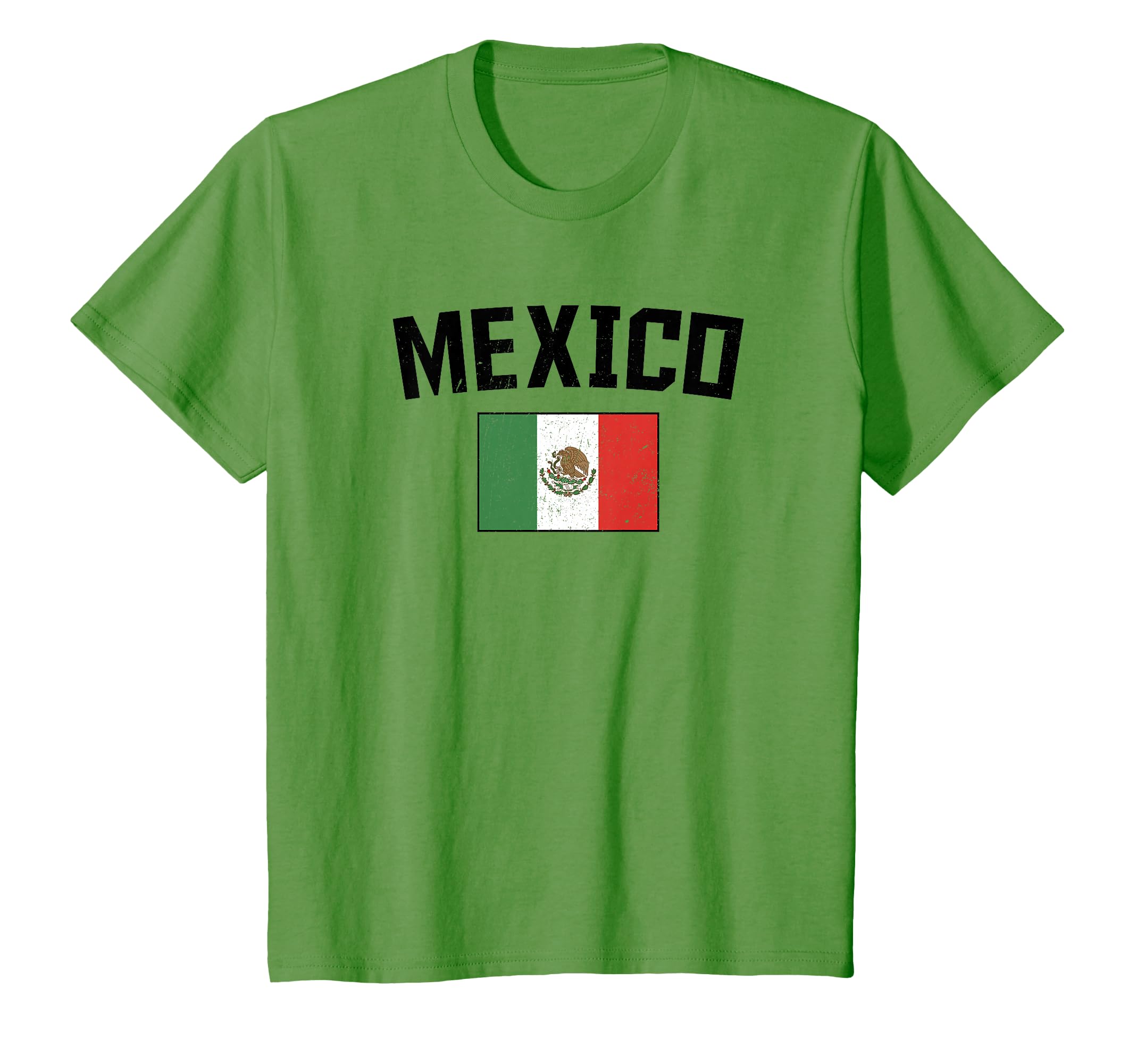 Distressed Mexico Flag Mexican Pride T-Shirt - Custom Art Print for Adults - T-Shirt, Sweatshirt, Hoodie