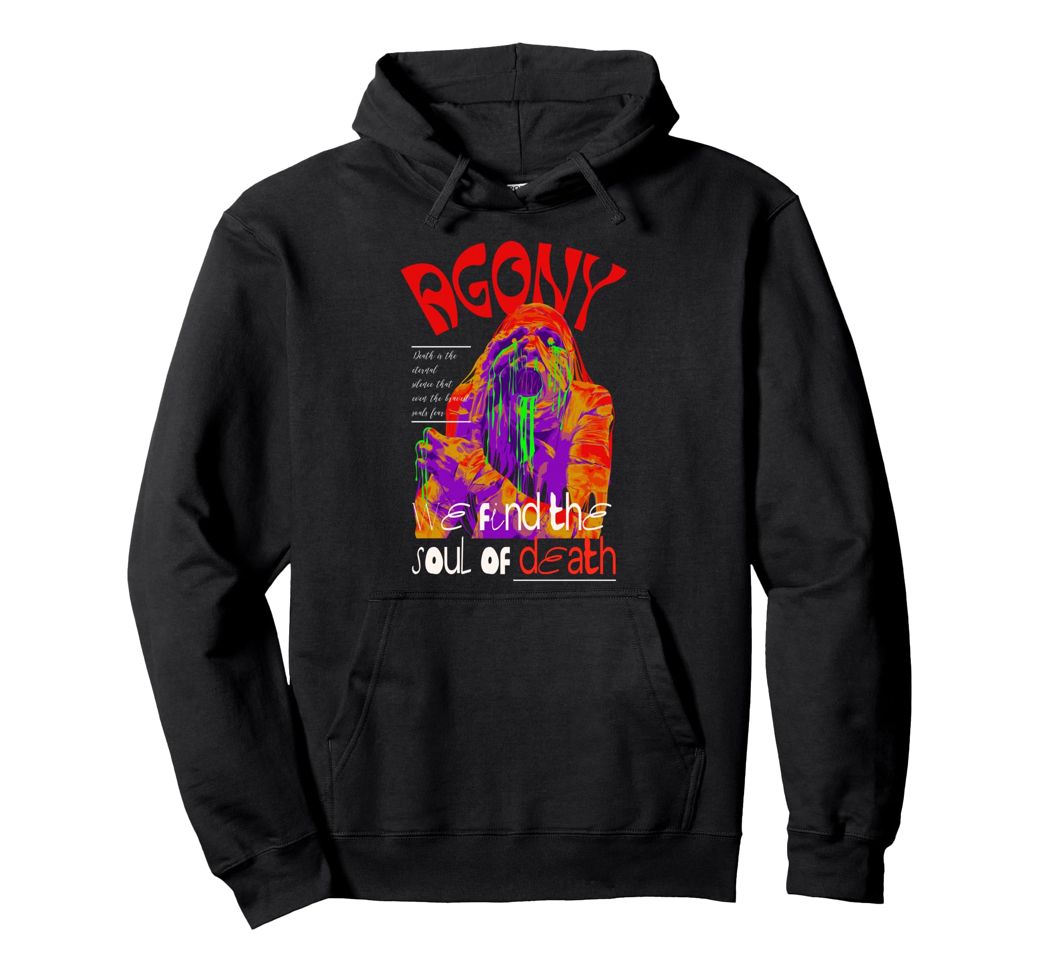 Y2K Agony Bold Urban Graffiti Aesthetic Hoodie - Trendy Graphic Men Women - T-Shirt, Sweatshirt, Hoodie