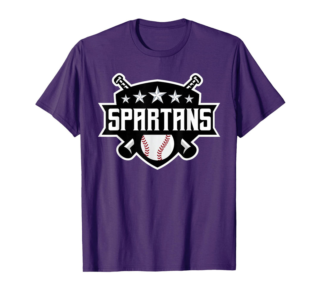 Spartan Baseball Sports Game Day Spirit T-Shirt - Novelty Apparel Unisex - T-Shirt, Sweatshirt, Hoodie