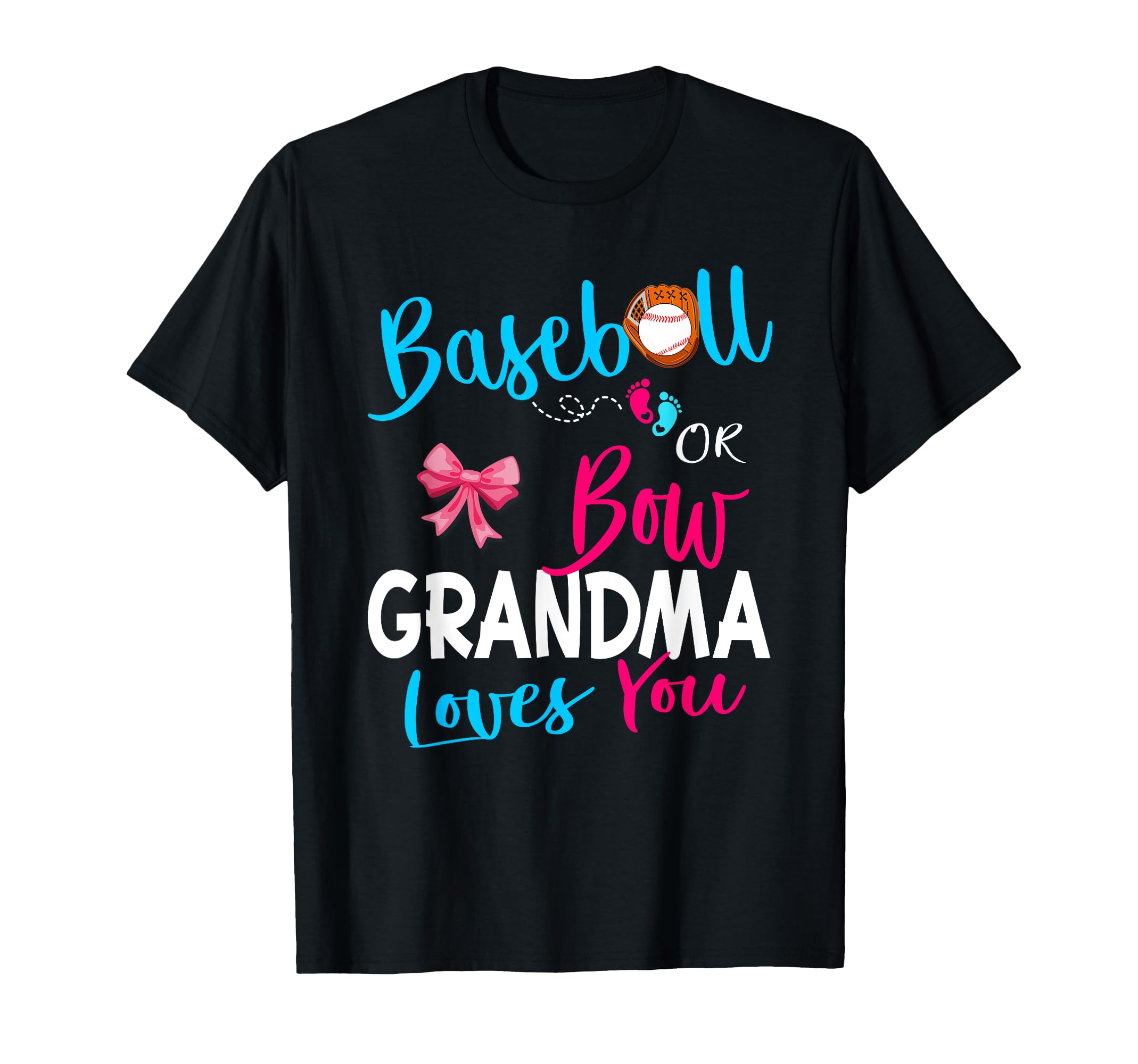 Gender Reveal Team Baseball Or Bow T-Shirt - Streetwear Style for Adults - T-Shirt, Sweatshirt, Hoodie