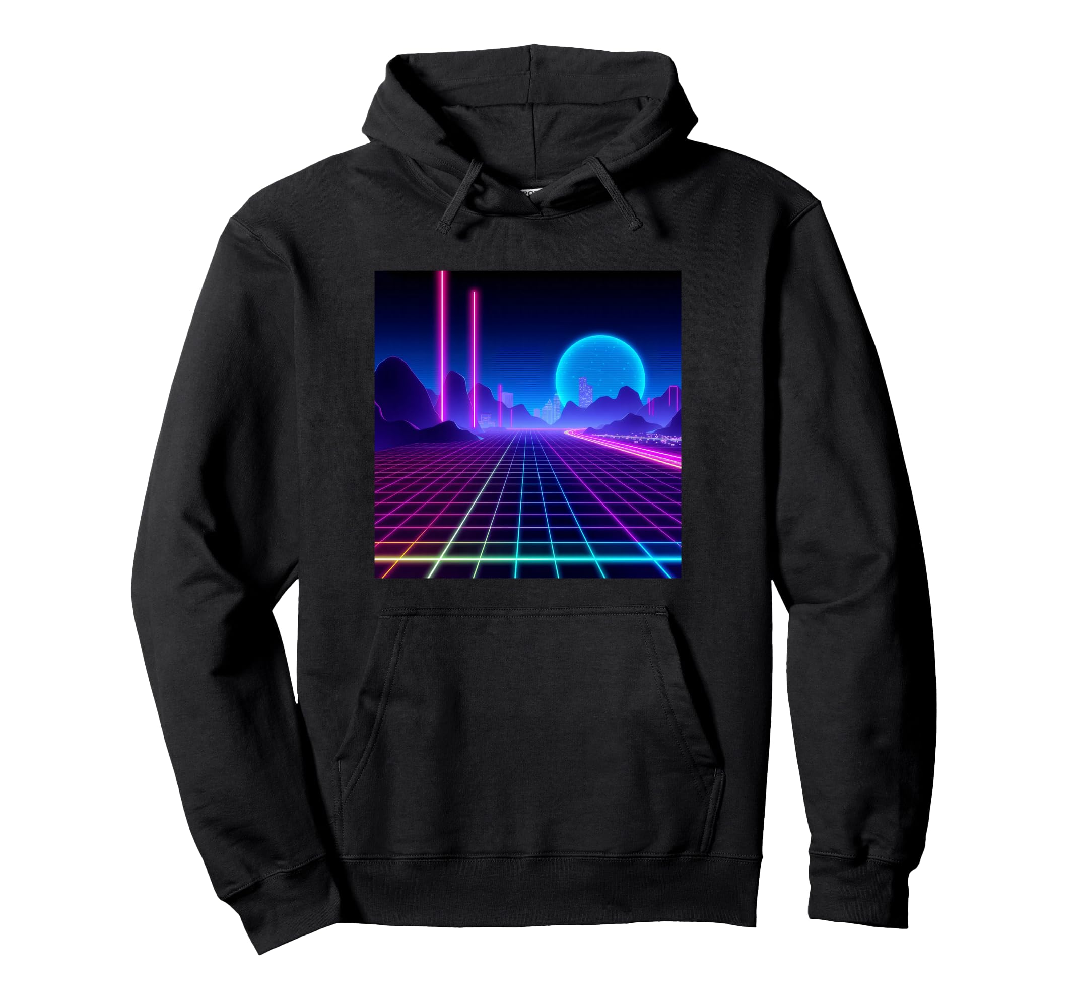 Vaporwave Aesthetic Synthwave Hoodie - Minimalist Print Men Women - T-Shirt, Sweatshirt, Hoodie