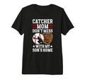 Baseball Catcher Mom Funny Baseball T-Shirt - Graphic Print for Adults - T-Shirt, Sweatshirt, Hoodie