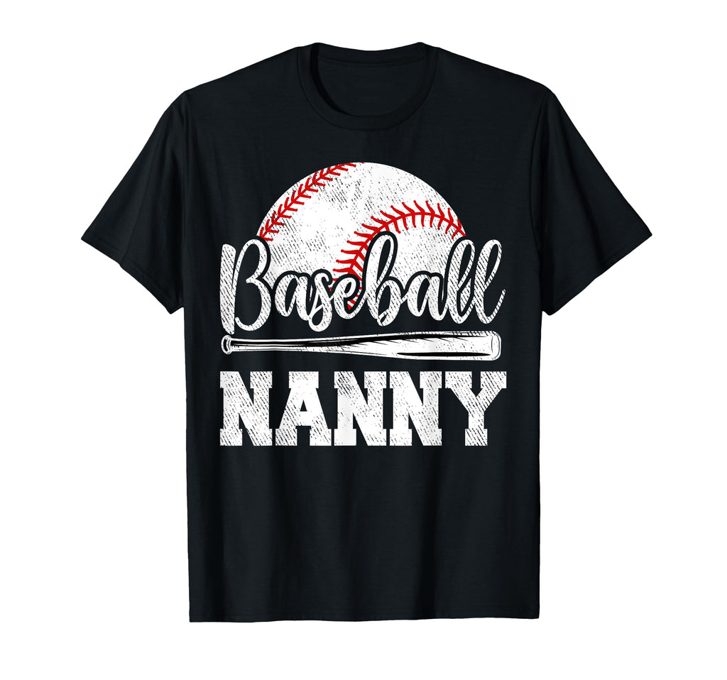 Baseball Nanny Baseball Player Game T-Shirt - Aesthetic Graphic Men Women - T-Shirt, Sweatshirt, Hoodie