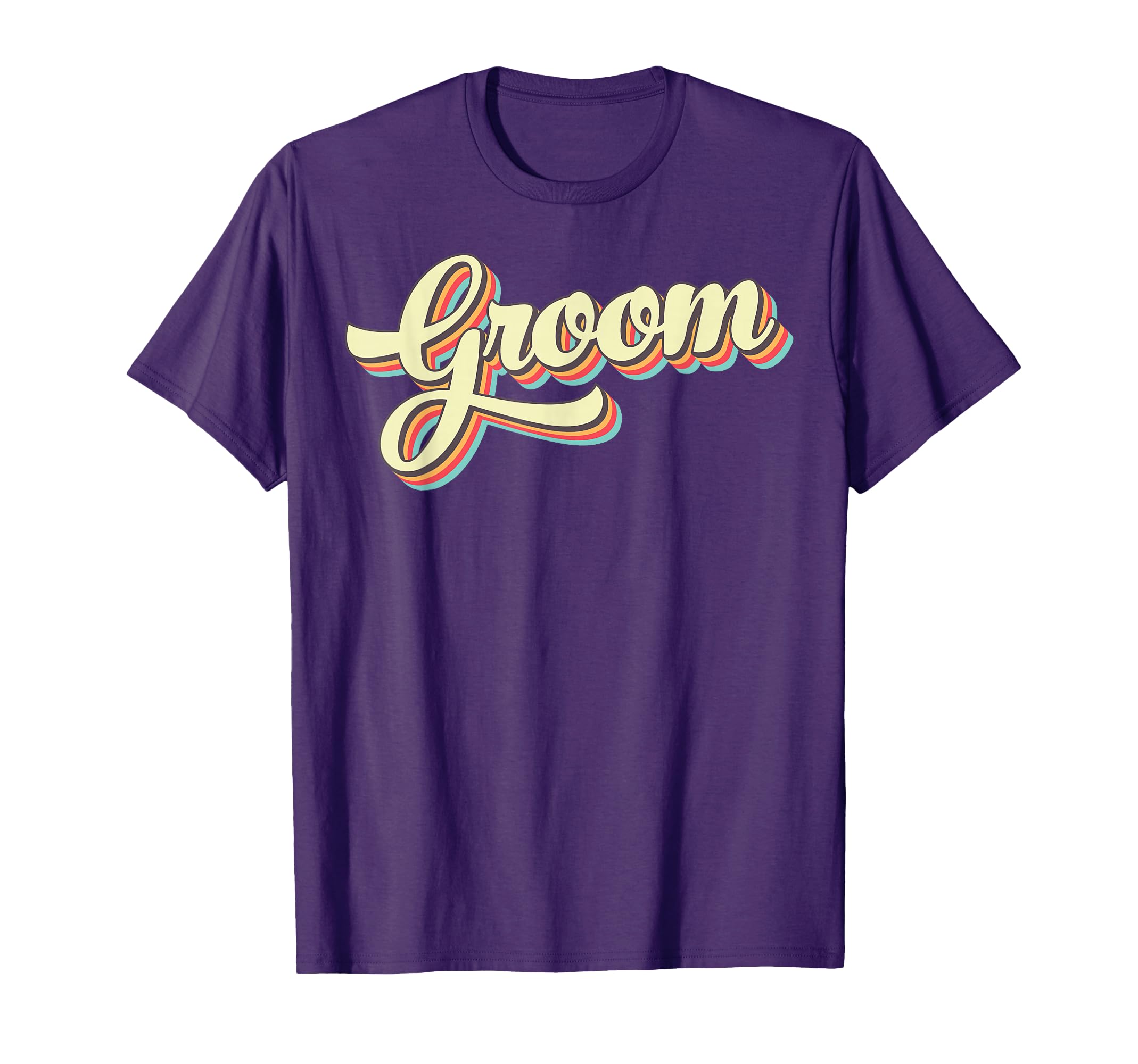 Groom Art Baseball Font T-Shirt - Custom Art Print Men Women - T-Shirt, Sweatshirt, Hoodie