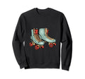 Green Roller Skates Rollerblades Sweatshirt - Custom Art Print Unisex - T-Shirt, Sweatshirt, Hoodie
