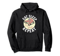 Eat Sleep Skate Repeat Figure Ice Skate Hoodie - Trendy Graphic Unisex - T-Shirt, Sweatshirt, Hoodie