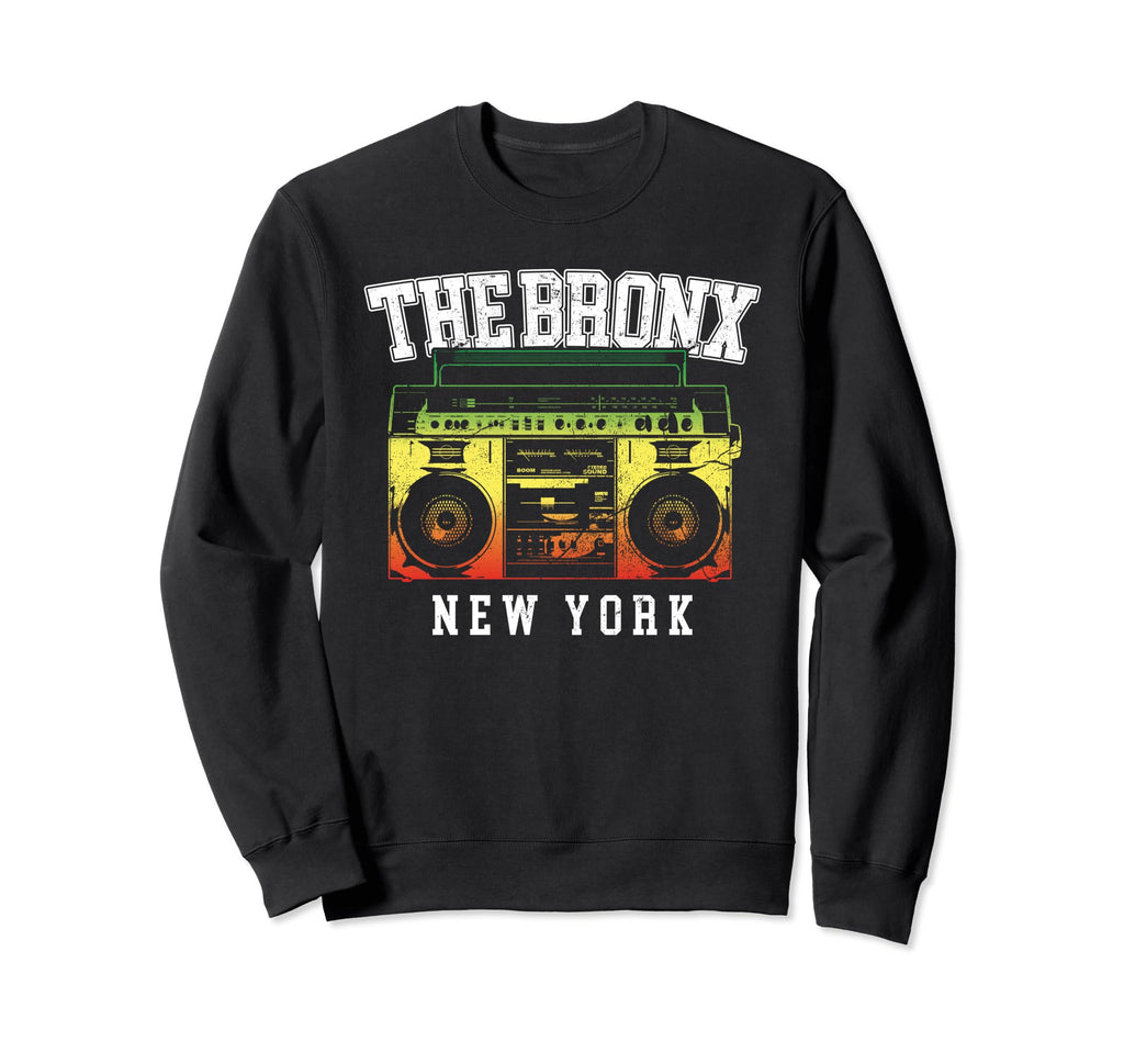 Bronx New York Nyc Boombox Sweatshirt - Casual Everyday Wear for Adults - T-Shirt, Sweatshirt, Hoodie