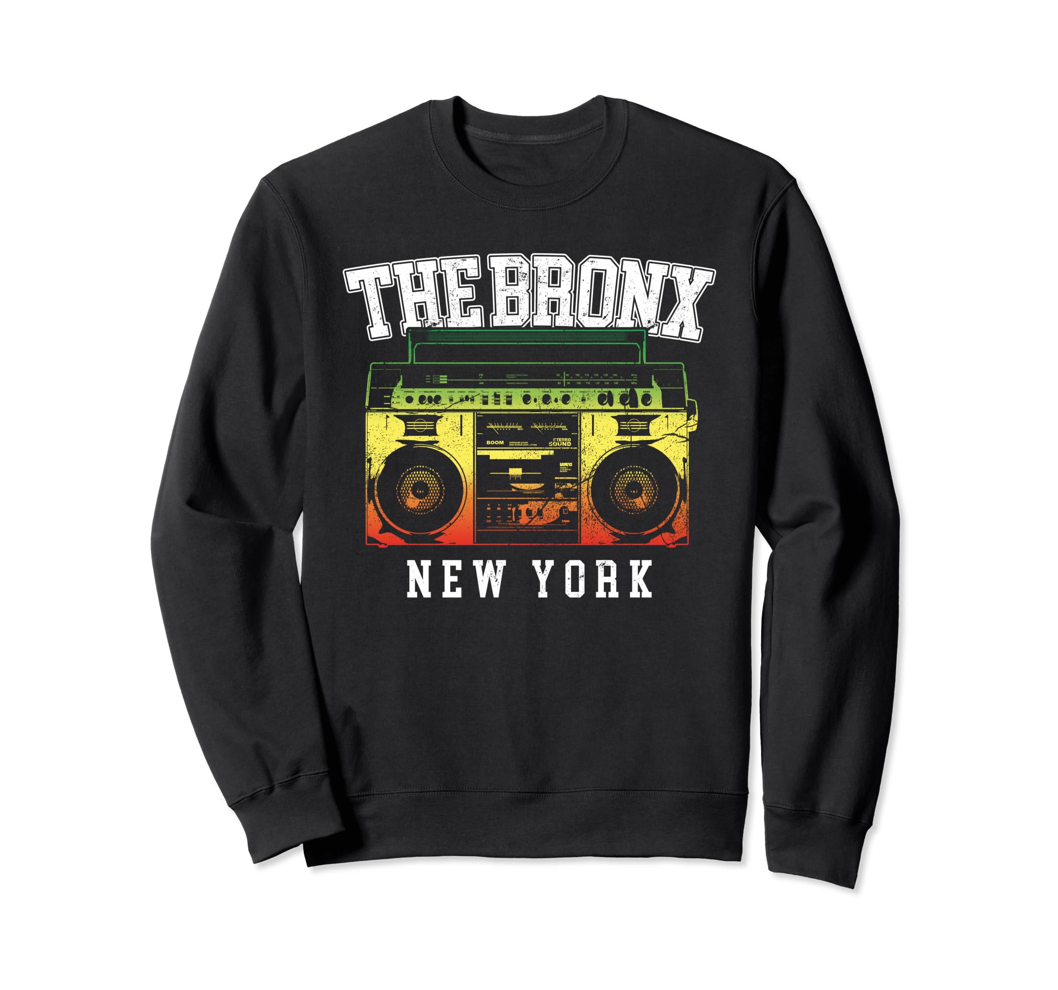 Bronx New York Nyc Boombox Sweatshirt - Casual Everyday Wear for Adults - T-Shirt, Sweatshirt, Hoodie