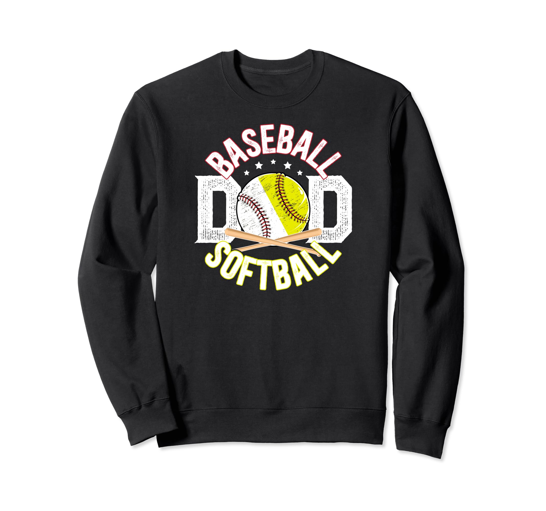 Baseball Softball Dad Softball Baseball Sweatshirt - Graphic Print Unisex - T-Shirt, Sweatshirt, Hoodie