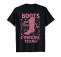 Boots And Bling Its Cowgirl Thing T-Shirt - Aesthetic Graphic for Adults - T-Shirt, Sweatshirt, Hoodie
