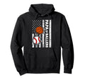 Papa Ballers Funny Usa Flag Baseball Hoodie - Minimalist Print for Adults - T-Shirt, Sweatshirt, Hoodie