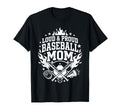 Loud And Proud Baseball Mom T-Shirt - Casual Everyday Wear for Adults - T-Shirt, Sweatshirt, Hoodie