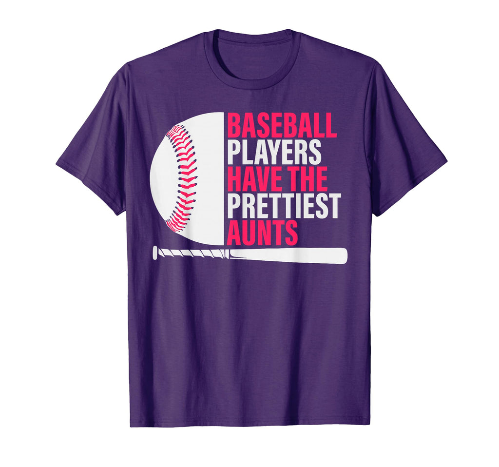 Baseball Aunt Baseball Players T-Shirt - Casual Everyday Wear Men Women - T-Shirt, Sweatshirt, Hoodie