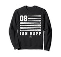 Ian Happ Flag Chicago Patriotic Sweatshirt - Aesthetic Graphic for Adults - T-Shirt, Sweatshirt, Hoodie
