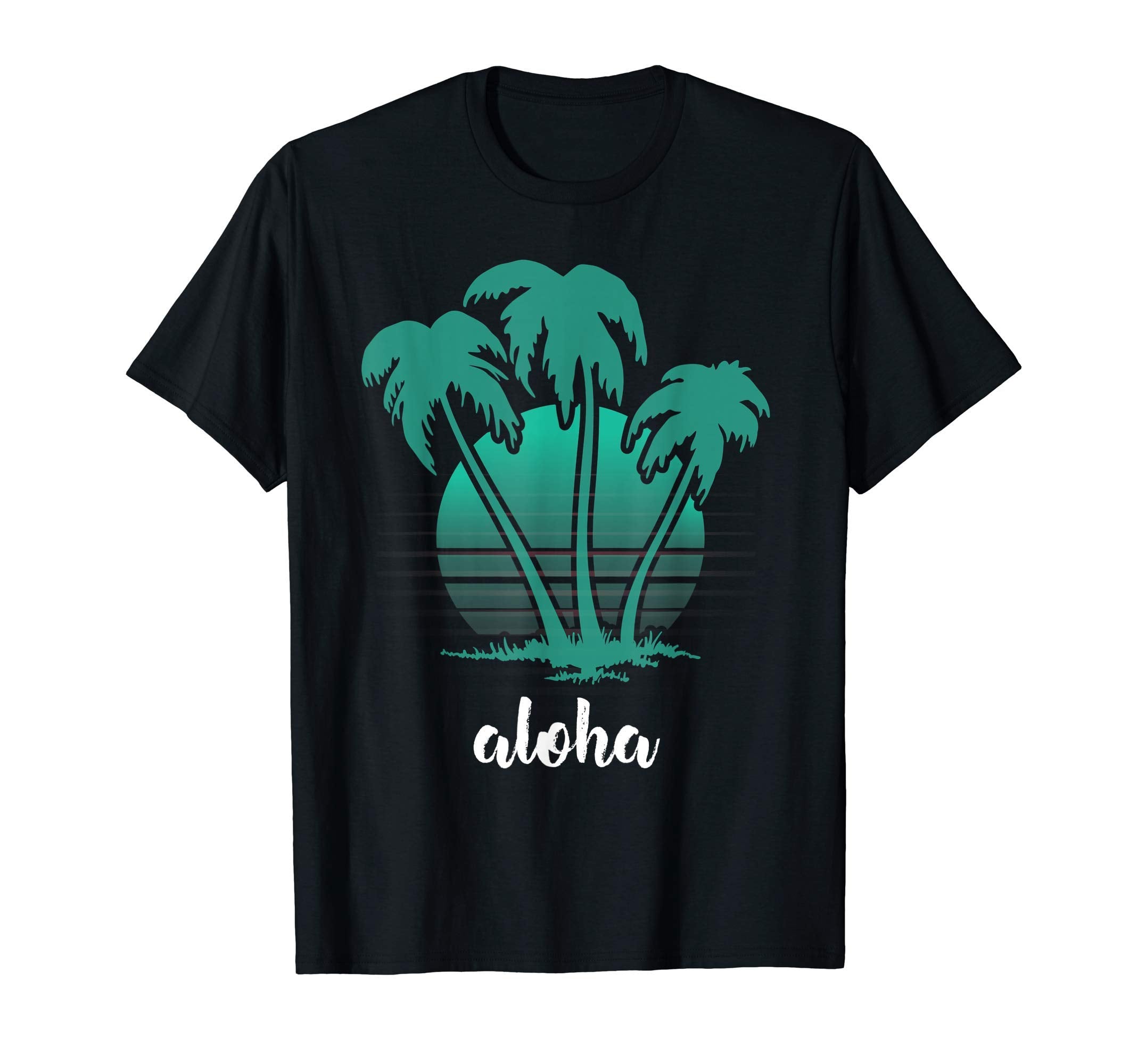 Hawaii Sunset Hawaiian Aloha Surf T-Shirt - Custom Art Print for Adults - T-Shirt, Sweatshirt, Hoodie
