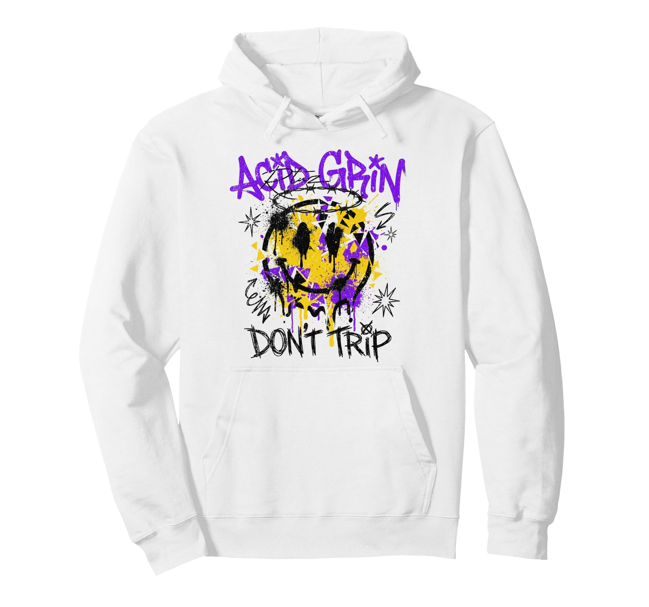 Aesthetic Streetwear Smile Hoodie - Streetwear Style for Adults - T-Shirt, Sweatshirt, Hoodie