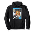 Shiba Inu Eating Ramen Surfing Kanagawa Hoodie - Novelty Apparel Men Women - T-Shirt, Sweatshirt, Hoodie