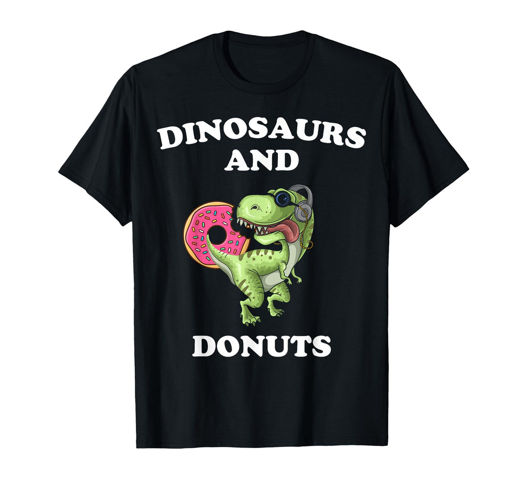 Dinosaur Donut Lover Funny Dinosaurs T-Shirt - Minimalist Print for Adults - T-Shirt, Sweatshirt, Hoodie