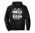 Proud Uncle 2024 Senior Funny Hoodie - Fun Novelty Design Men Women - T-Shirt, Sweatshirt, Hoodie