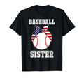 Baseball Sister Jersey Gift Womens T-Shirt - Fun Novelty Design Men Women - T-Shirt, Sweatshirt, Hoodie