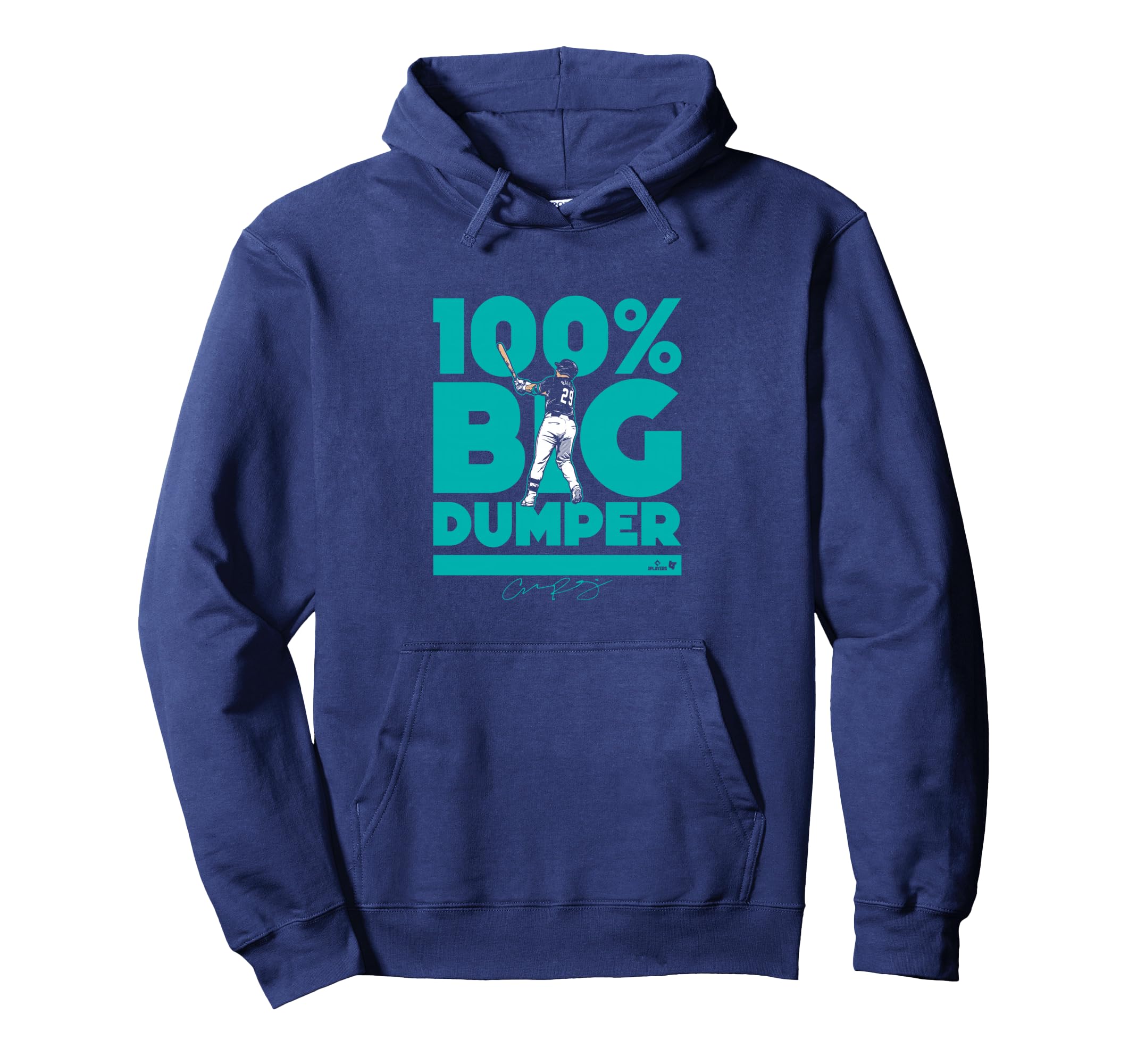 Cal Raleigh 100 Big Dumper Seattle Hoodie - Aesthetic Graphic Unisex - T-Shirt, Sweatshirt, Hoodie