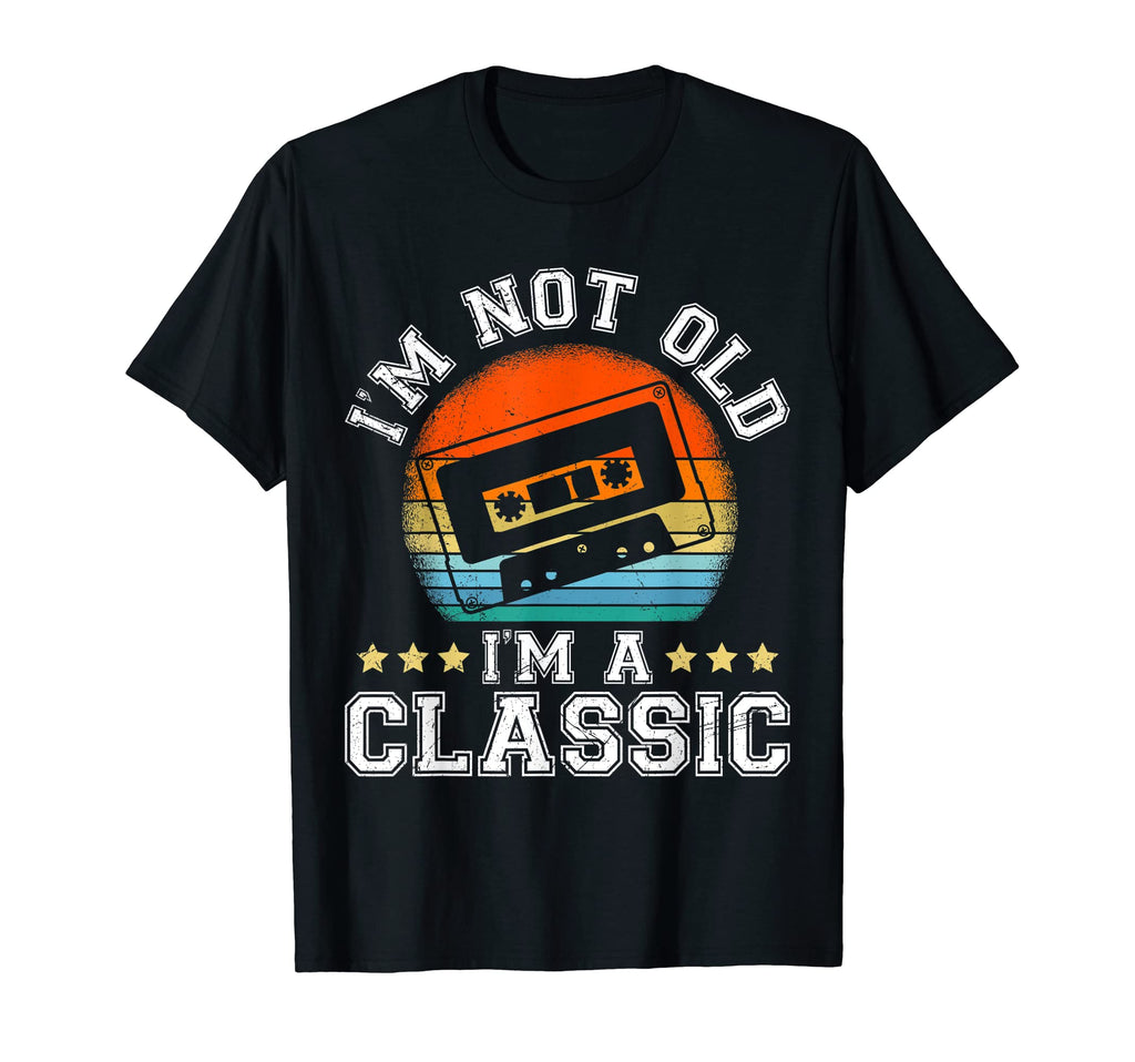 I Am Not Oldschool I Am Cassette Tapes T-Shirt - Novelty Apparel Men Women - T-Shirt, Sweatshirt, Hoodie