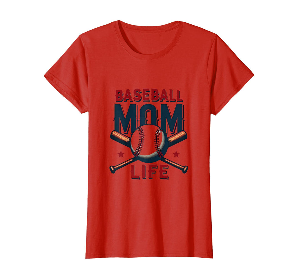 Baseball Mom Life T-Shirt - Streetwear Style Men Women - T-Shirt, Sweatshirt, Hoodie