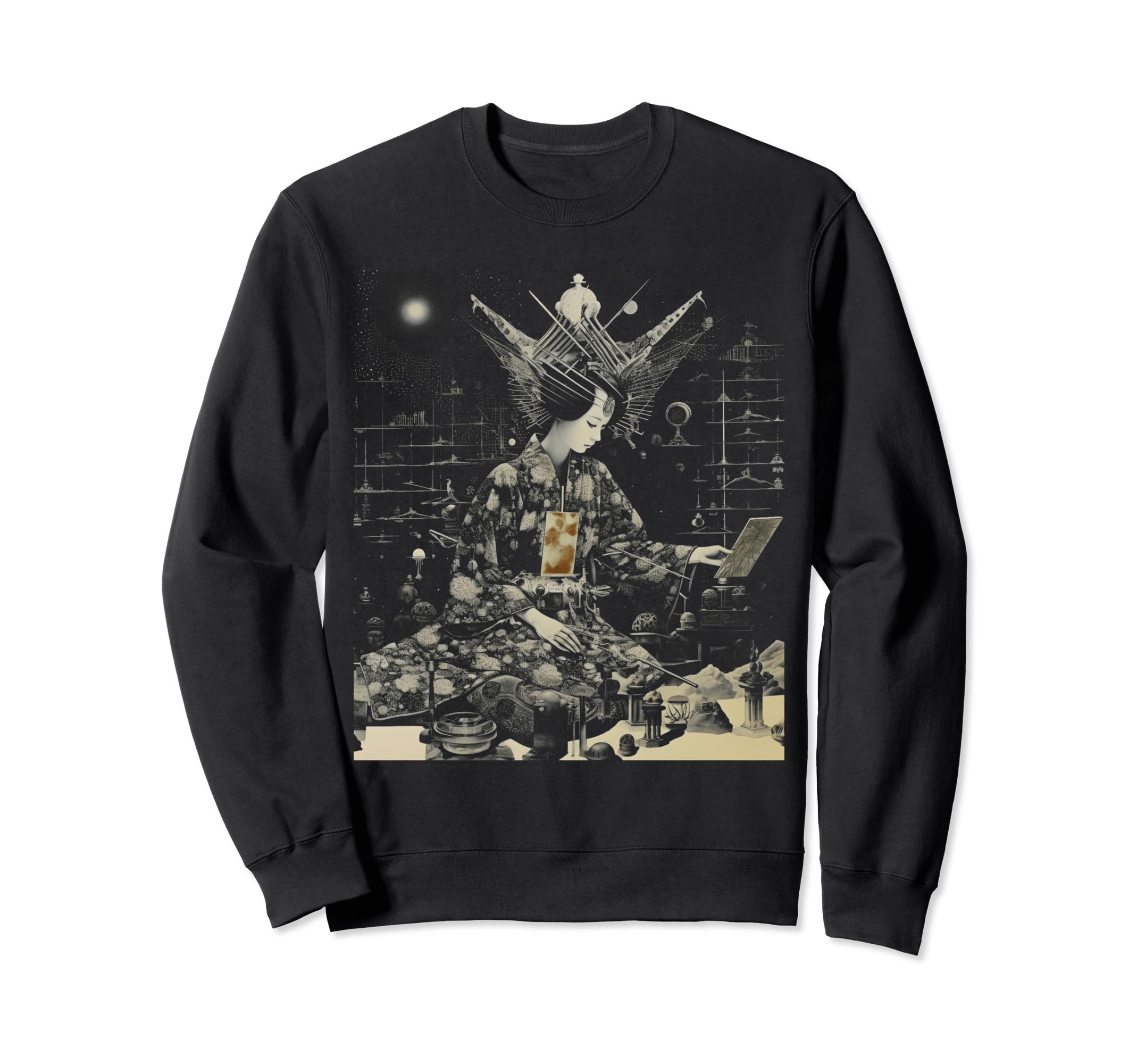 Japanese Y2K Aesthetic Surreal Sweatshirt - Fun Novelty Design for Adults - T-Shirt, Sweatshirt, Hoodie