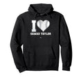 I Heart Baseball Stitch Samad Hoodie - Casual Everyday Wear Men Women - T-Shirt, Sweatshirt, Hoodie