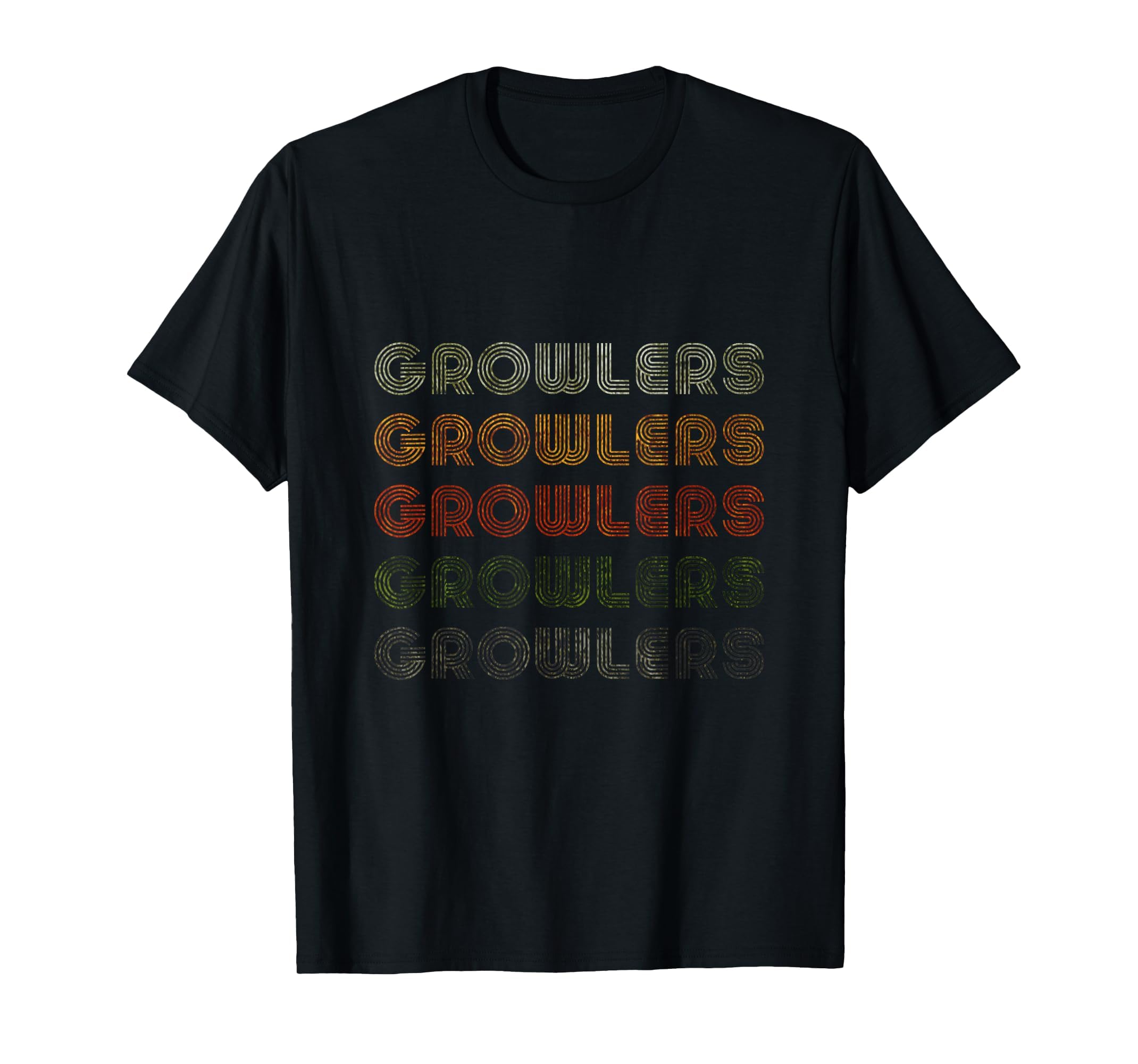 Love Heart Growlers Grunge Black T-Shirt - Custom Art Print for Adults - T-Shirt, Sweatshirt, Hoodie