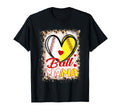 Ball Mama Heart Baseball Softball T-Shirt - Custom Art Print for Adults - T-Shirt, Sweatshirt, Hoodie