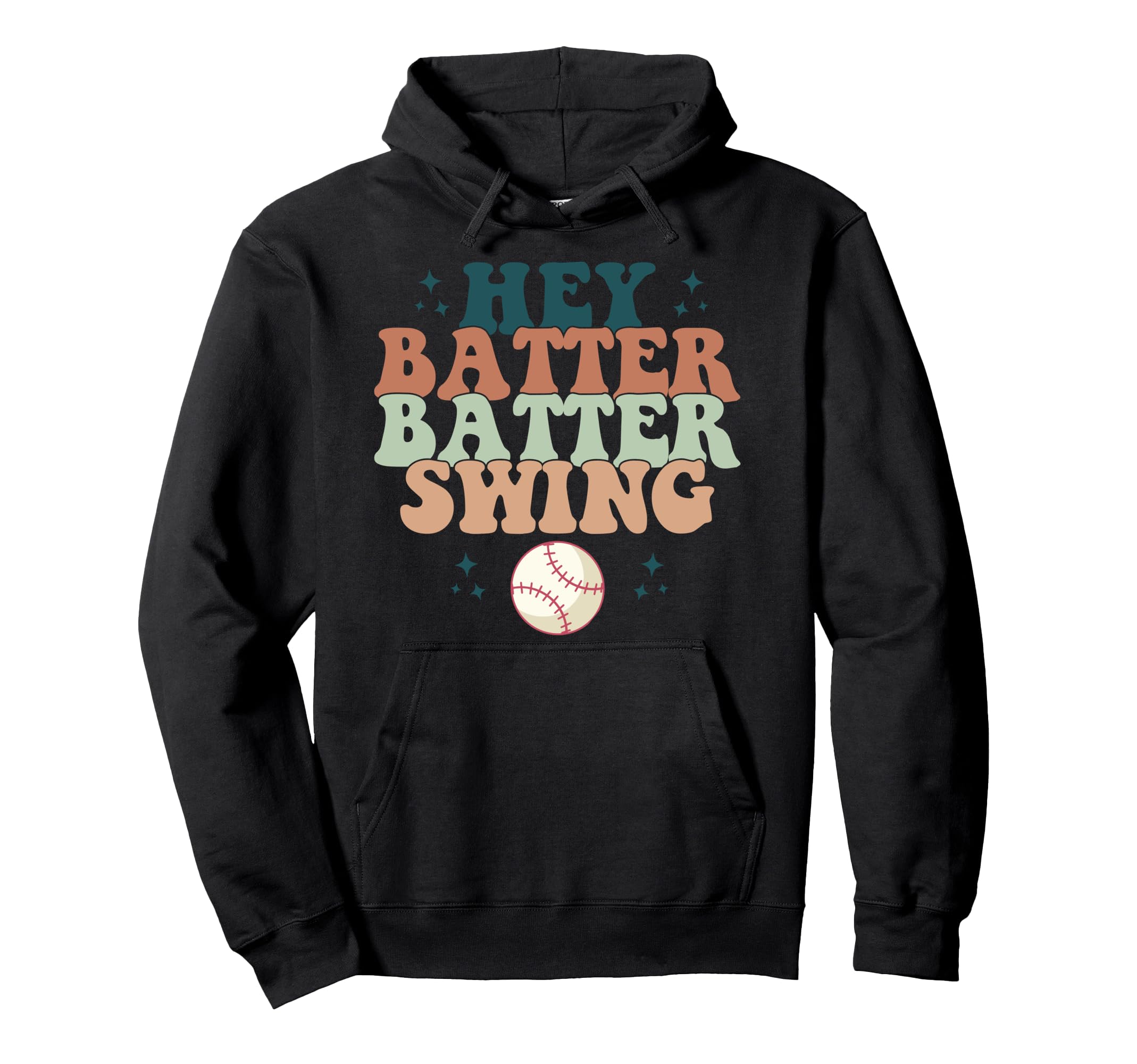 Hey Batter Batter Swing Hoodie - Custom Art Print for Adults - T-Shirt, Sweatshirt, Hoodie