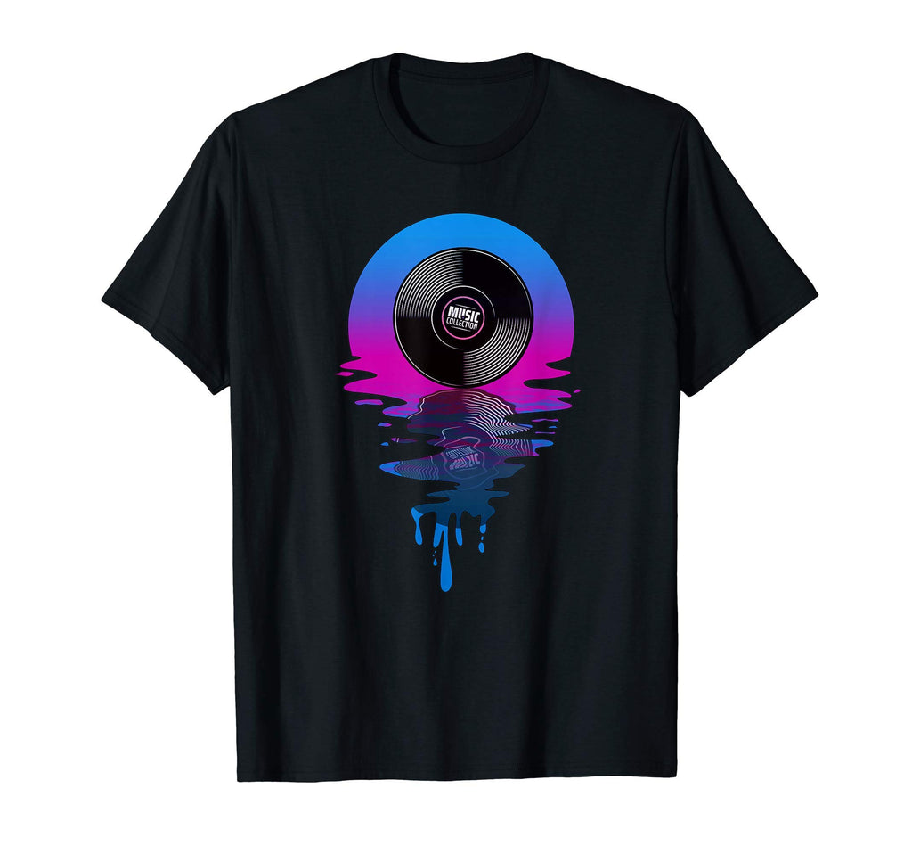 Sunset Vinyl Record T-Shirt - Streetwear Style Unisex - T-Shirt, Sweatshirt, Hoodie