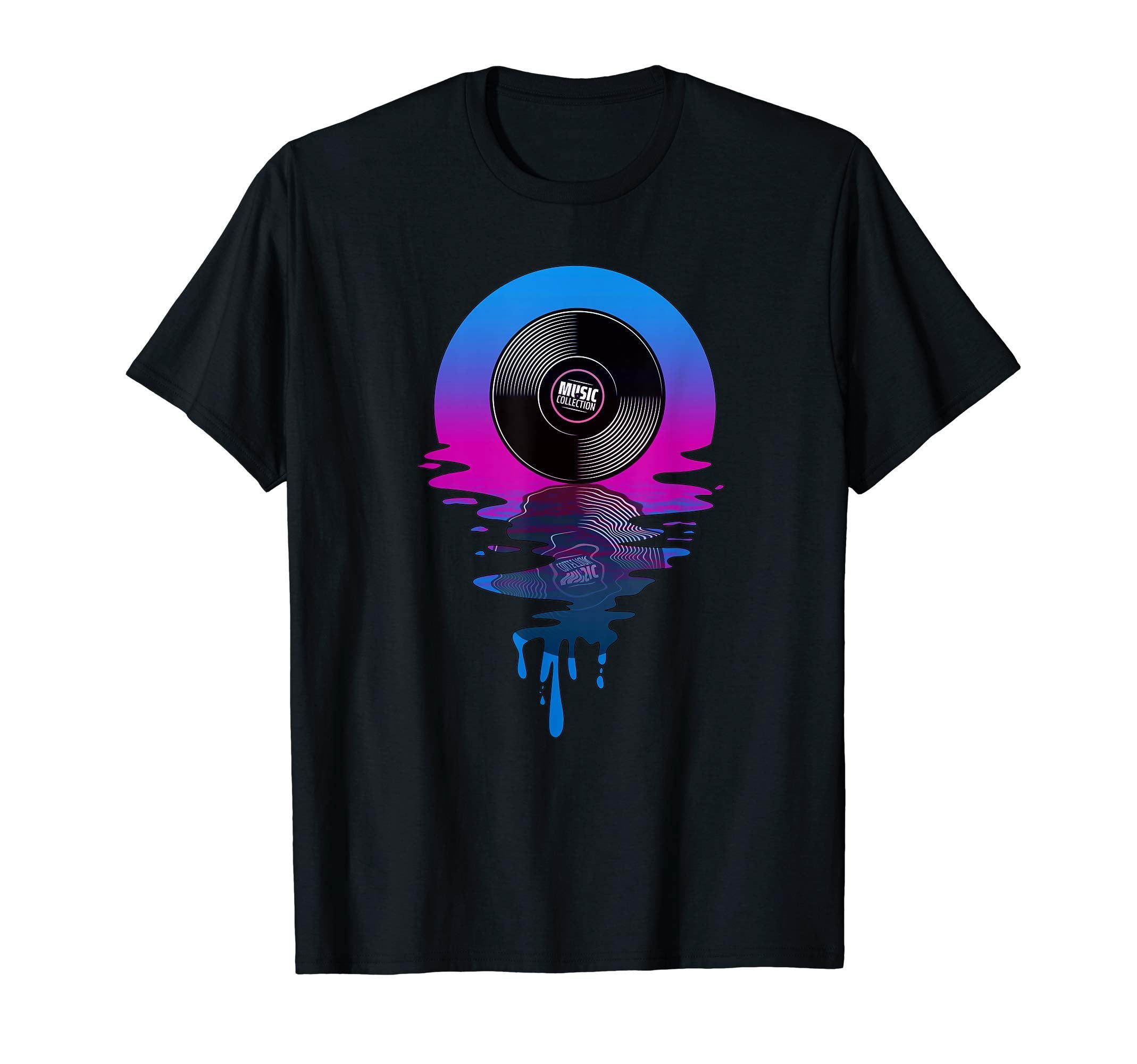 Sunset Vinyl Record T-Shirt - Streetwear Style Unisex - T-Shirt, Sweatshirt, Hoodie