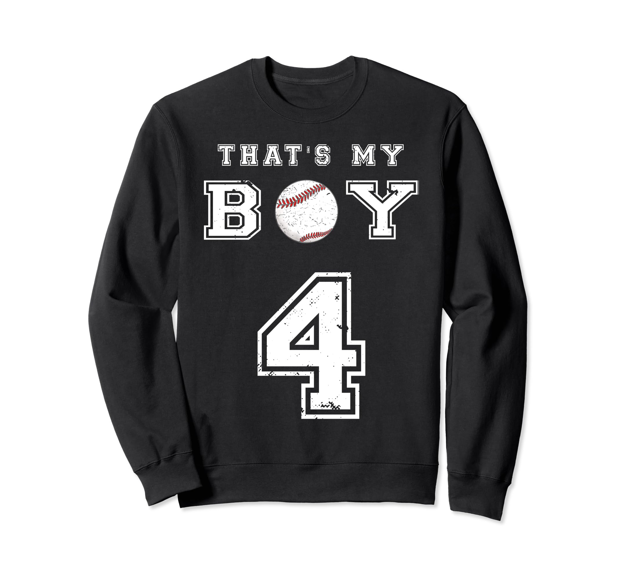 Thats My Baseball 4 Jersey Sweatshirt - Fun Novelty Design Men Women - T-Shirt, Sweatshirt, Hoodie