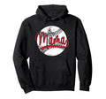 Baseball Mama Mothers Day Baseball Mom Hoodie - Graphic Print Men Women - T-Shirt, Sweatshirt, Hoodie