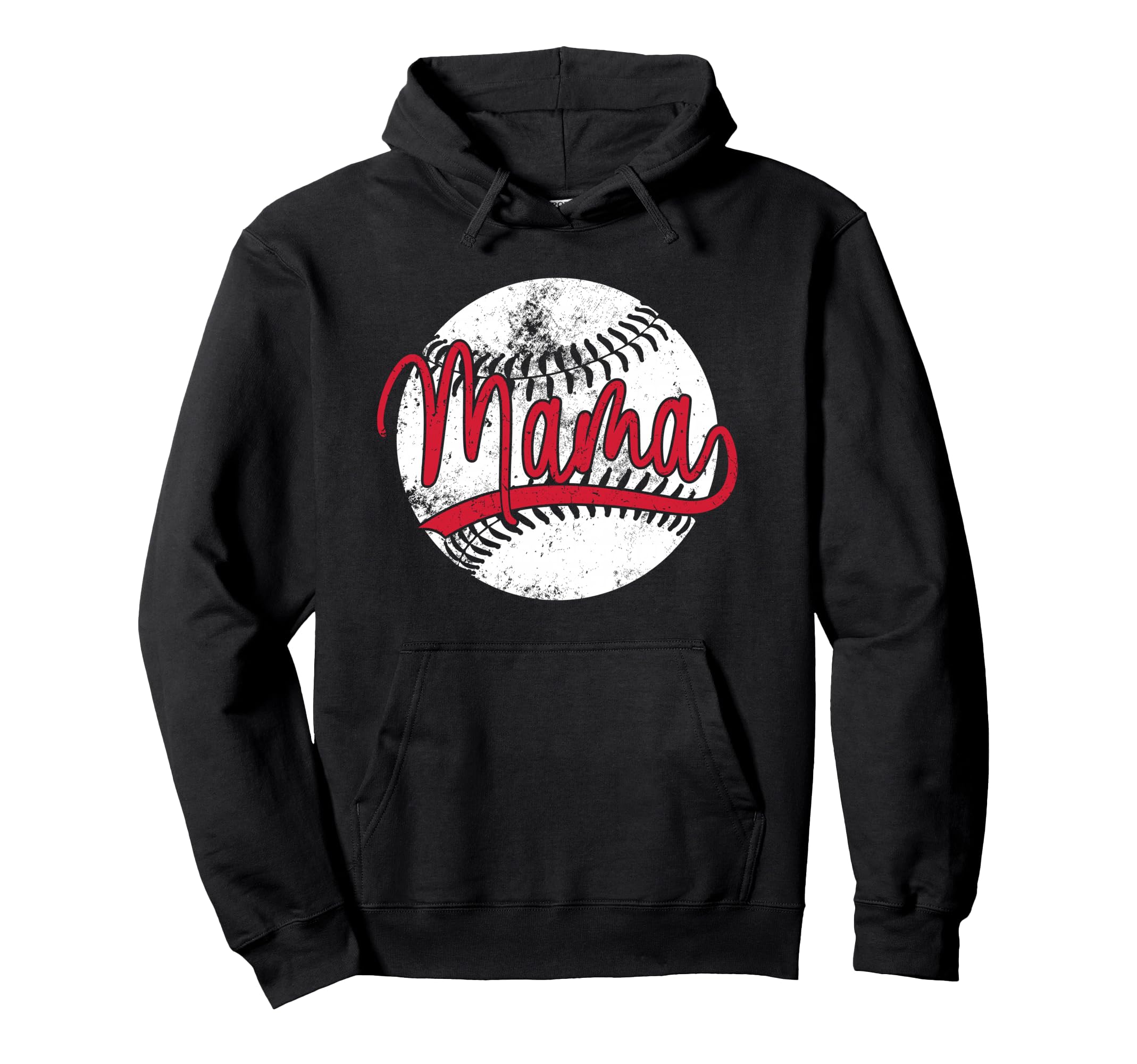 Baseball Mama Mothers Day Baseball Mom Hoodie - Graphic Print Men Women - T-Shirt, Sweatshirt, Hoodie