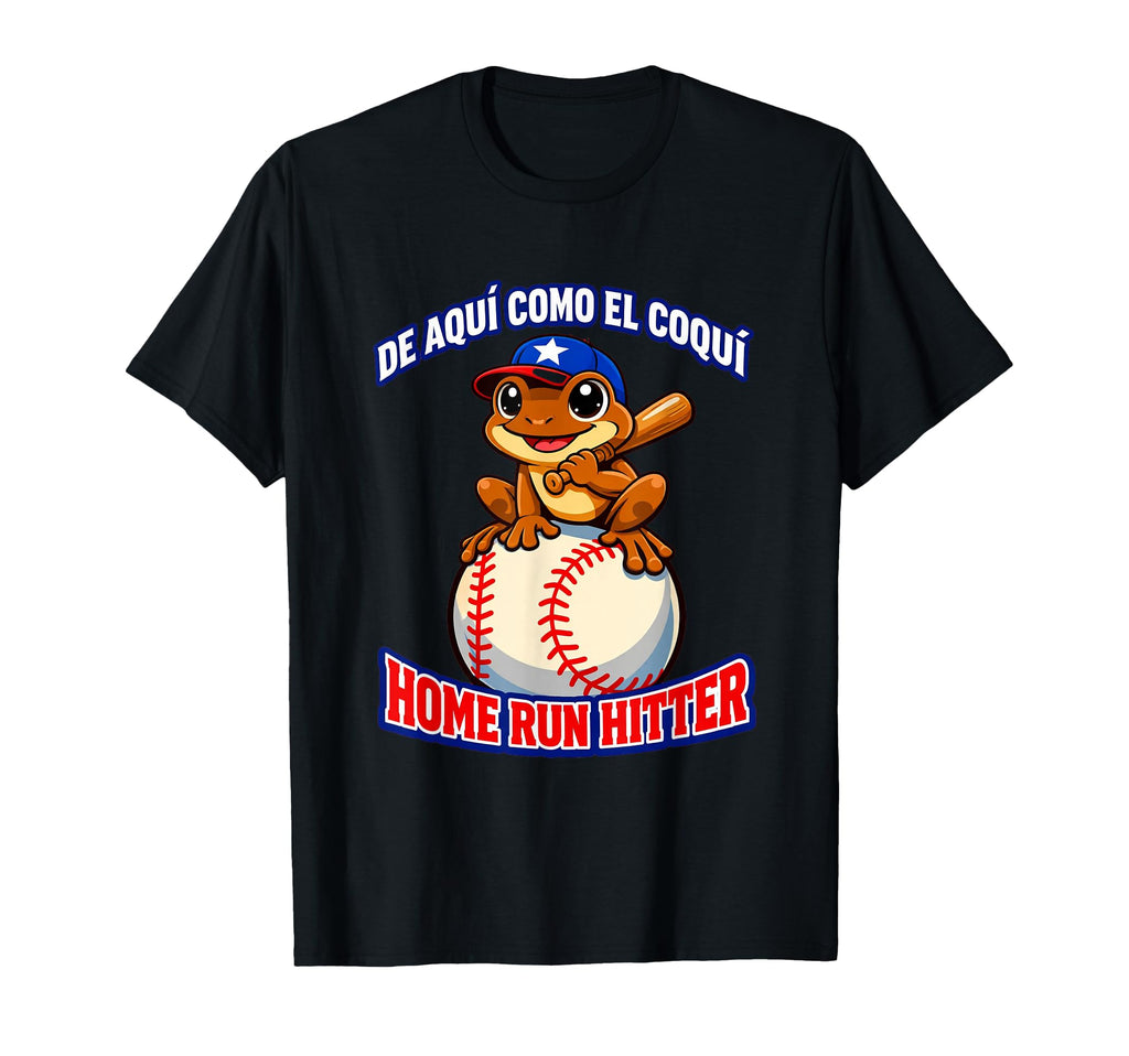 Puerto Rico Coqui Baseball Coqui T-Shirt - Streetwear Style for Adults - T-Shirt, Sweatshirt, Hoodie