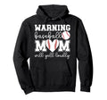 Baseball Mom Will Yell Loudly Mom Hoodie - Custom Art Print for Adults - T-Shirt, Sweatshirt, Hoodie