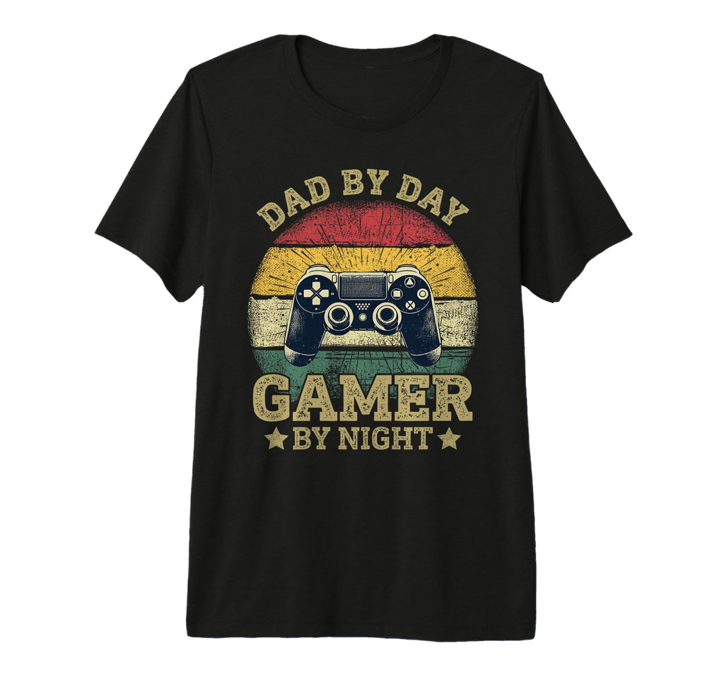 Dad Day Gamer Night Video Games Lover T-Shirt - Unique Graphic Men Women - T-Shirt, Sweatshirt, Hoodie
